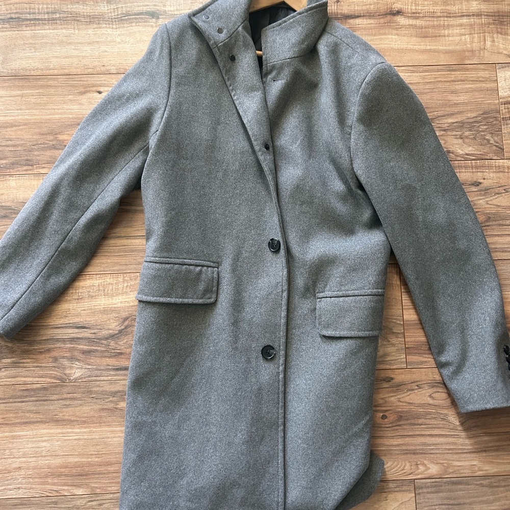 Men’s Longline Wool Blend Jacket